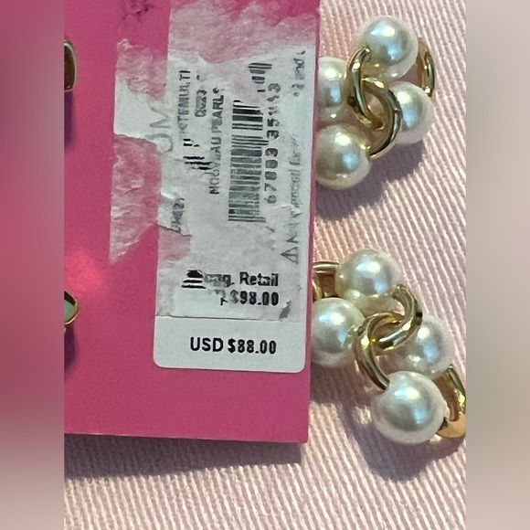 Kate Spade  🆕Kate Spade New York White Multi Nouveau Pearls Earring’s